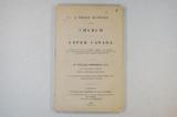 Brochure (A brief history of the Church in Upper Canada : containing the acts of Parliament, imperial and provincial, royal instructions, proceedings of the deputation, correspondence with the government, clergy reserves' question, etc). Page de titre