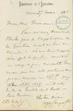 Document (Lettre de Cyprien Tanguay à Geo. Baby)
