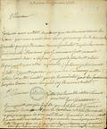 Document (Lettre de G. de Tonnancour à François Baby)