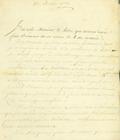 Document (Lettre de Vaudreuil à De Lanaudière)