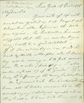 Document (Lettre de Wm. White à A. A. de Gaspé)
