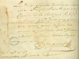 Document (Contrat de mariage de Charles D'Aillebout des Musseaux et Catherine Le Gardeur)