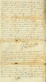 Document (Concession par Charles Lemoyne, baron de Longueuil à sa fille Charlotte, d'un fief noble au Petit Marais, dans la seigneurie de Longueuil)