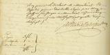Document (Concession d'emplacement, rue St-François, par M. de Belmont à Joseph Sénécal)