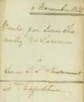 Document (Vente d'emplacement à la côte à Barron, par Jean-Bte Chamilly de Lorimier à Louis Léon Pinsonnault)