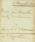 Document (Vente d'emplacement à la côte à Barron, par Jean-Bte Chamilly de Lorimier à Louis Léon Pinsonnault)
