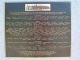 Plaque des lieux d'établissement des Franco-Américains en Nouvelle-Angleterre. Vue avant