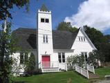 Église North Hatley Unitarian Universalist. Vue avant