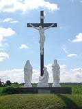 Calvaire du cimetière de Saint-Charles. Vue avant