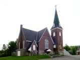 Église Knowlton United. Vue latérale