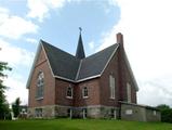 Église Knowlton United. Vue arrière