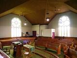 Église Knowlton United. Vue intérieure