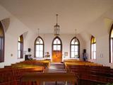 Église Lacolle United. Vue intérieure