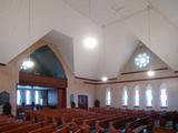 Église Roussy Memorial. Vue intérieure