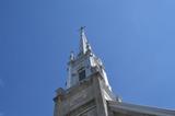 Église de la Sainte-Trinité. Vue de détail du clocher