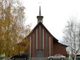 Église de Sainte-Barbe. Vue avant