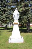 Église de Saint-Cyprien. Statue