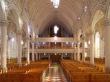 Église de Saint-Cyprien. Vue intérieure