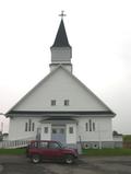 Église de Saint-Léandre. Vue avant