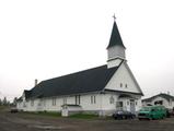 Église de Saint-Léandre. Vue latérale