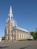 Église de Sainte-Cécile. Vue latérale