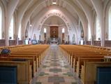 Église de Sainte-Blandine. Vue intérieure