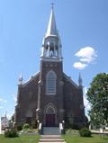 Église de Saint-Jean-de-Brébeuf. Vue avant