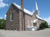 Église de Saint-Jean-de-Brébeuf. Vue arrière