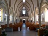 Église de Saint-Jean-de-Brébeuf. Vue intérieure