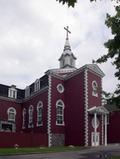 Chapelle conventuelle des Soeurs Adoratrices du Précieux-Sang. Vue latérale