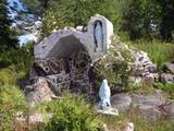 Grotte de Notre-Dame-de-Lourdes. Vue avant