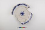 Assiette creuse. Dessus