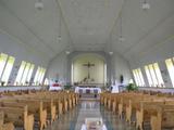 Église de Saint-René-Goupil. Vue intérieure