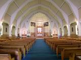 Église de Notre-Dame-des-Bois. Vue intérieure