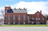 Église Lennoxville United. Vue latérale droite