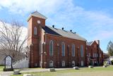 Église Lennoxville United. Vue d'angle