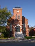 Église Lennoxville United. Vue avant