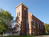 Église Lennoxville United. Vue latérale