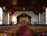 Église Lennoxville United. Vue intérieure