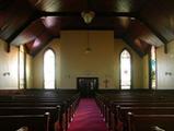 Église Lennoxville United. Vue intérieure