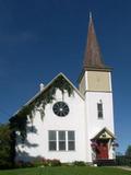Église Mansonville United. Vue avant
