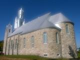 Église de Saint-Gabriel. Vue arrière