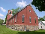 Église Waterville United. Vue arrière