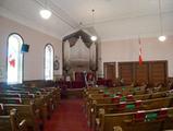 Église Waterville United. Vue intérieure