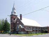 Église Shawville United. Vue latérale