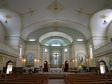 Église Notre-Dame-de-Lourdes de Lorrainville. Vue intérieure