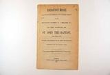 Brochure (Discours prononcé à la cathédrale de Toronto, par le révérend père R.J. Tellier, de la compagnie de Jésus : le 24 juin 1851, jour de la féte, et en présence de l'Association de St. Jean-Baptiste (Ex. II)). Page de titre