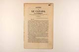 Brochure (Lettre sur le Canada à M. de Monmerqué, conseiller à la Cour royale de Paris, membre de l'Académie royale des inscriptions et belles-lettres, etc., etc.). Page de titre