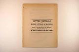 Brochure (Lettre pastorale de Monsgr. l'évêque de Montréal publiant une lettre pastorale de Mgr. l'archevêque de Québec, annonçant l'érection de l'Université-Laval). Page de titre