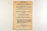 Brochure (Narrative of the failure of an attempt to establish a great national institution, intented, more especially, for the reception of orphan children of officers of the British army : but so constituted as to form, at the same time, a highly respectable yet economical seminary, for the education of officers sons & daughters, in general). Page de titre